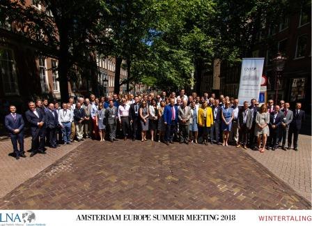 Group Photo - LNA Europe Summer Meeting, Amsterdam - June 2018
